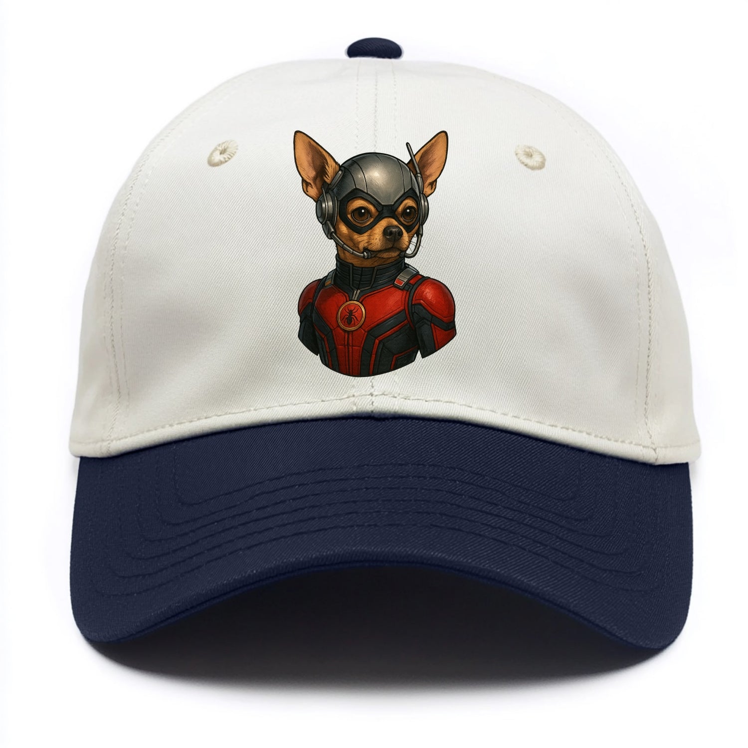 Chihuahua Ant-Man  - Two Tone Cap - Navy