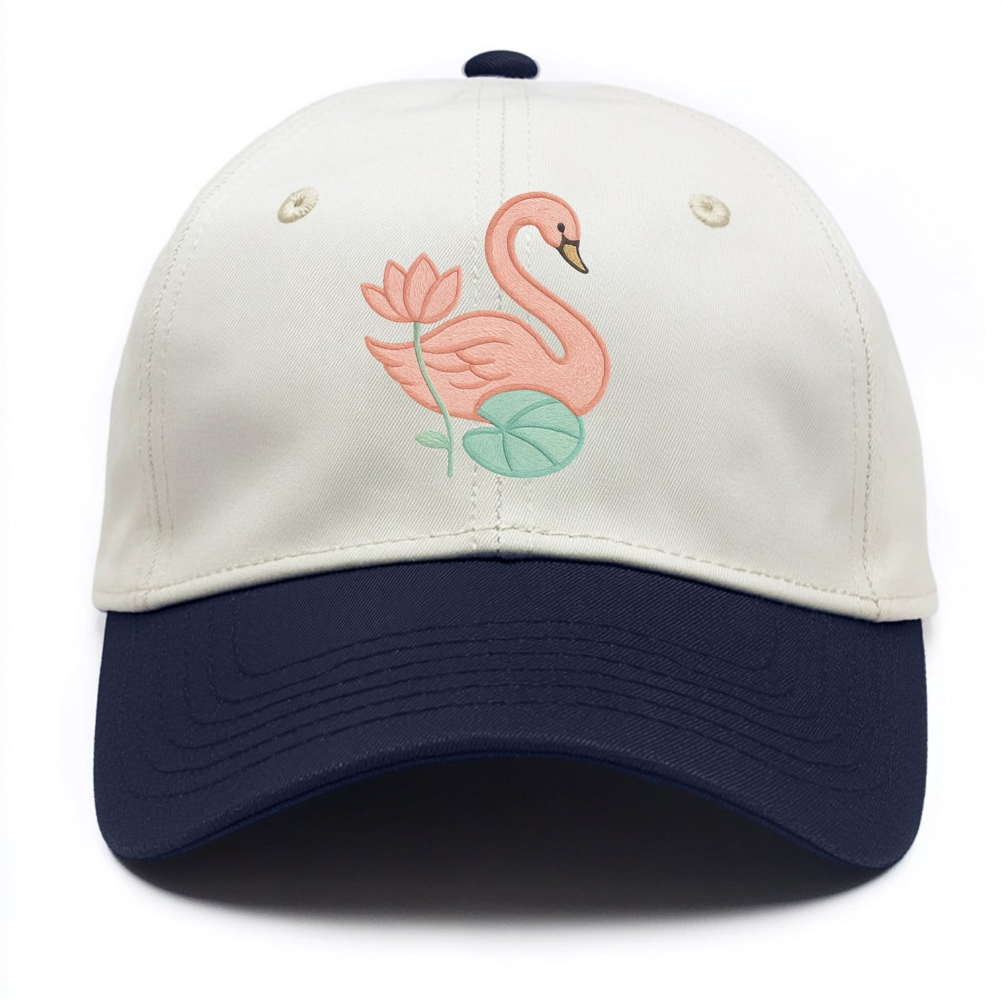 Coral Swan - Two Tone Cap - Navy