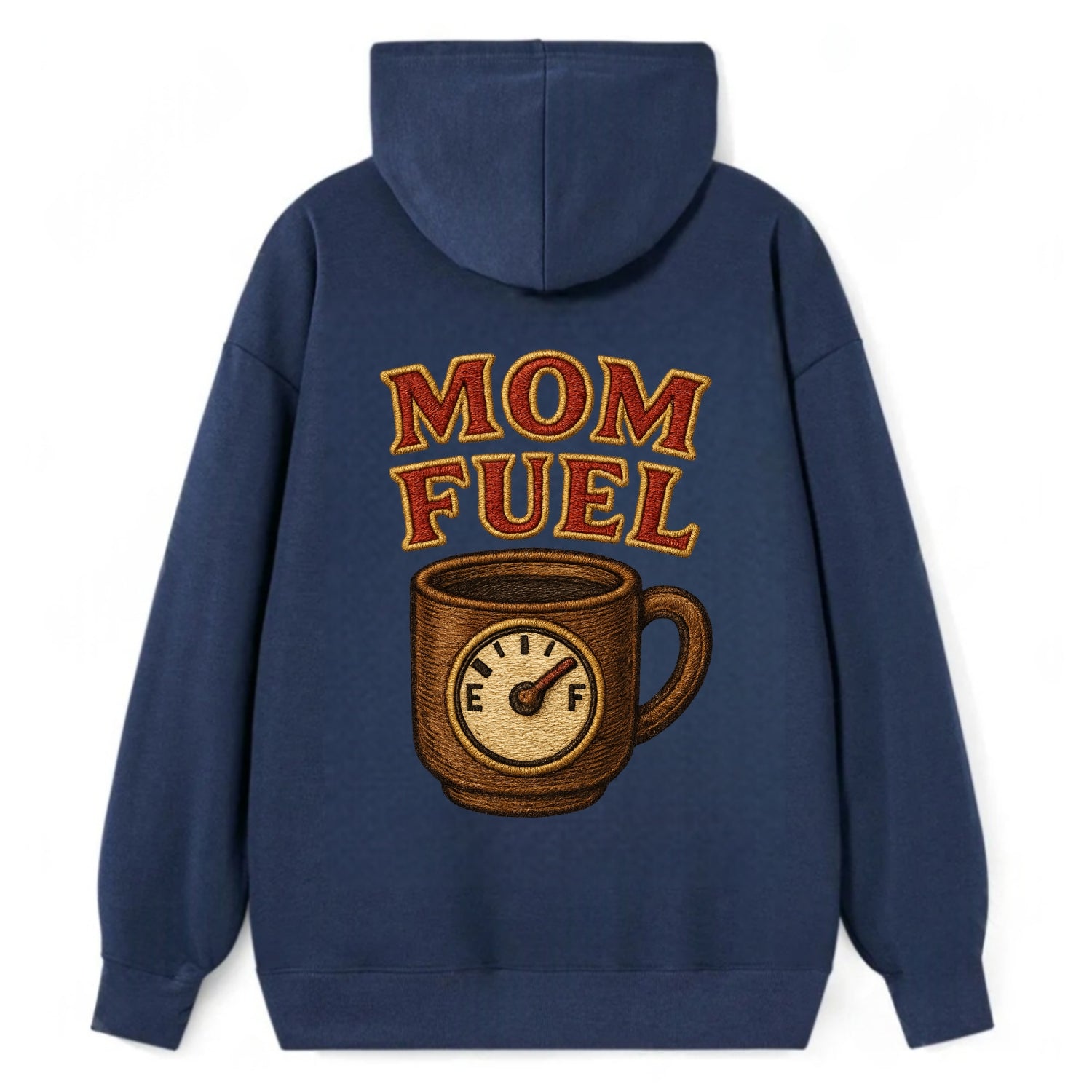 Mom Fuel  - Classic Pullover Hoodie - Navy
