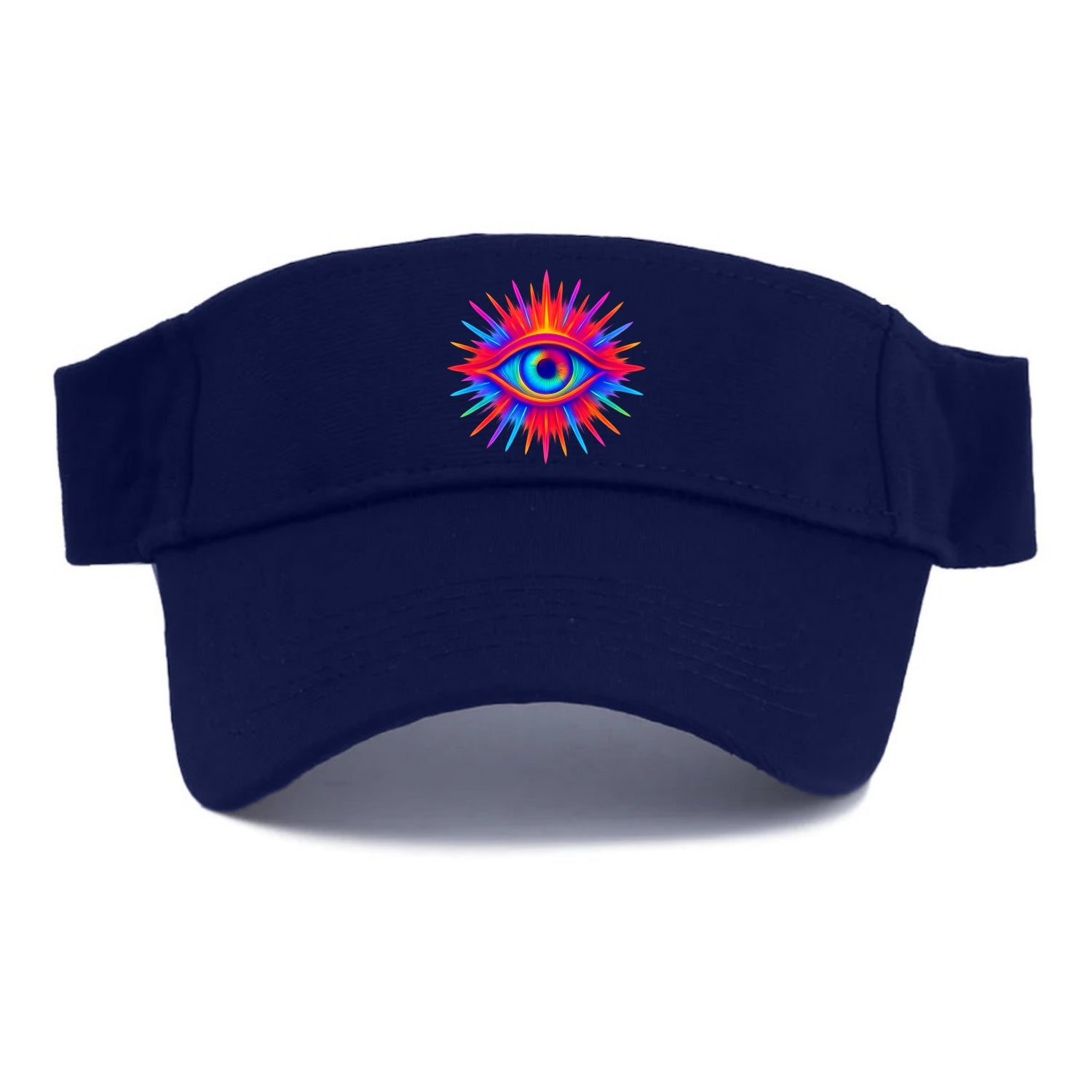 Rainbow Third Eye - Prismatic eye radiat Visor - Navy