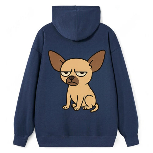 The Chihuahua Judging Silently - Classic Pullover Hoodie