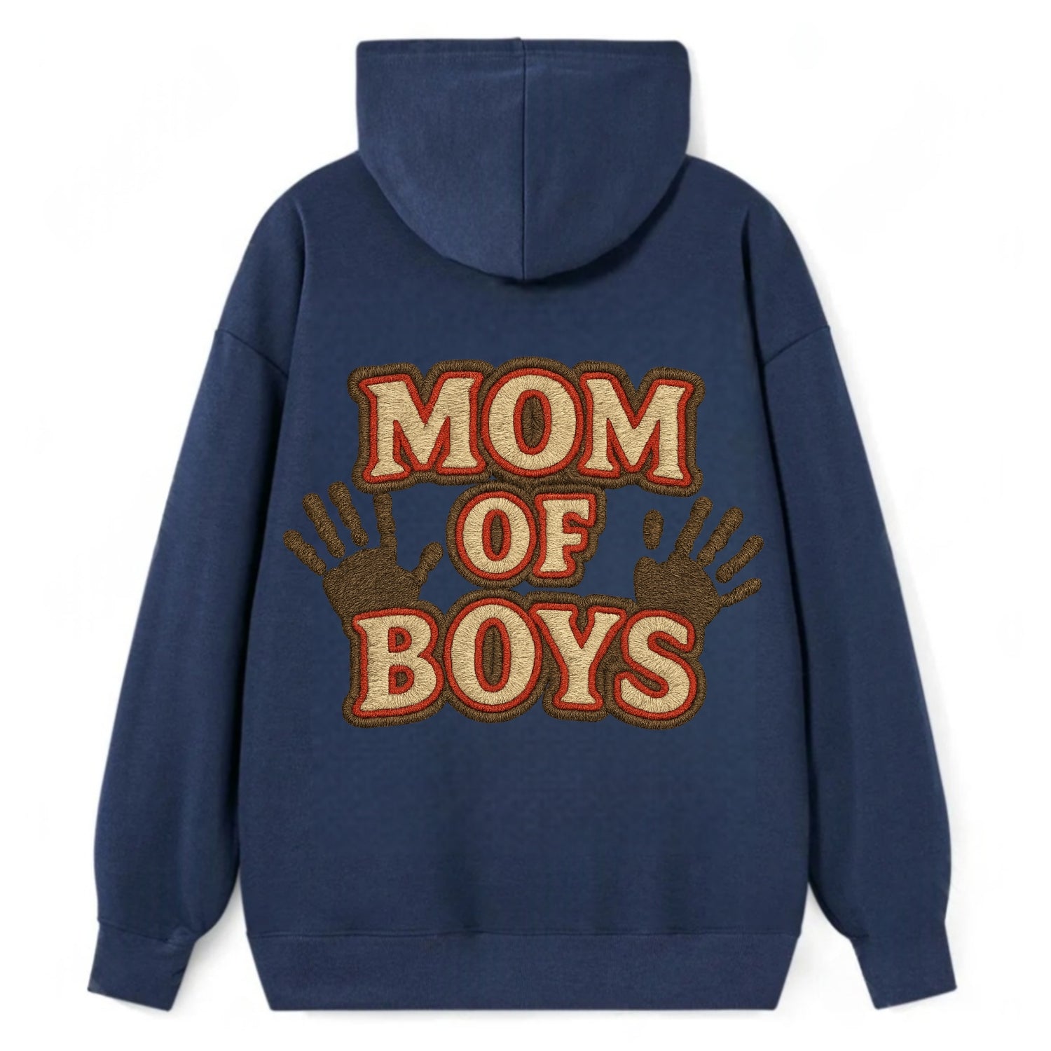 Mom Of Boys  - Classic Pullover Hoodie - Navy
