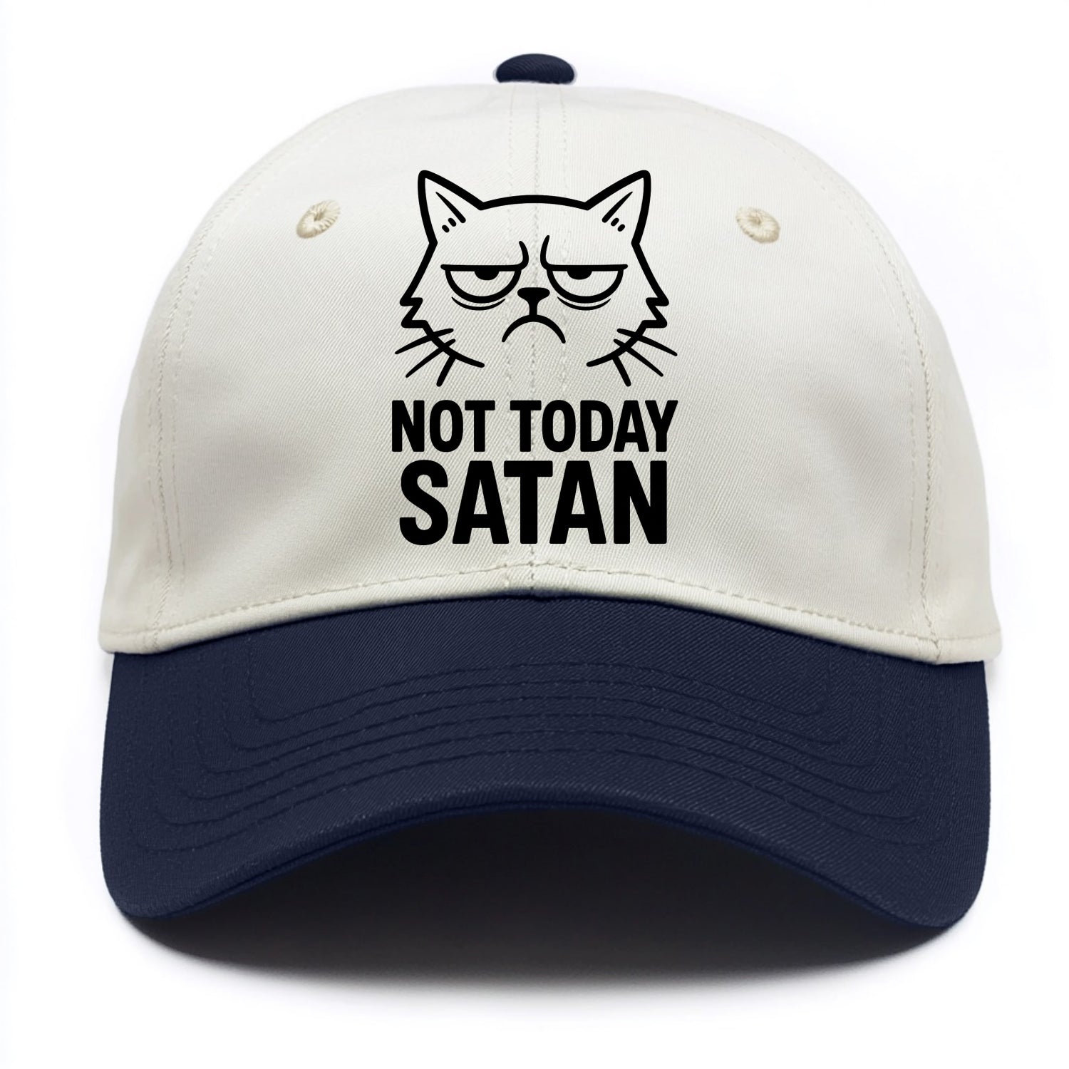 Monday Mood Cat - Two Tone Cap - Navy