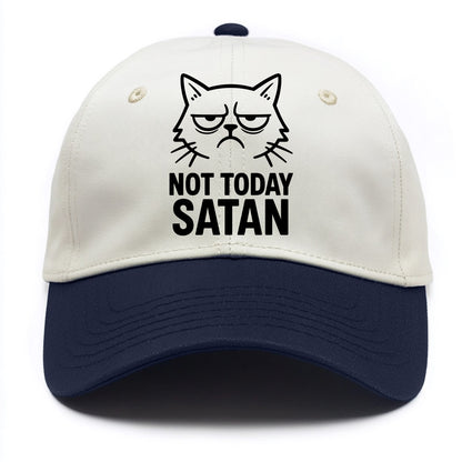 Monday Mood Cat - Two Tone Cap - Navy