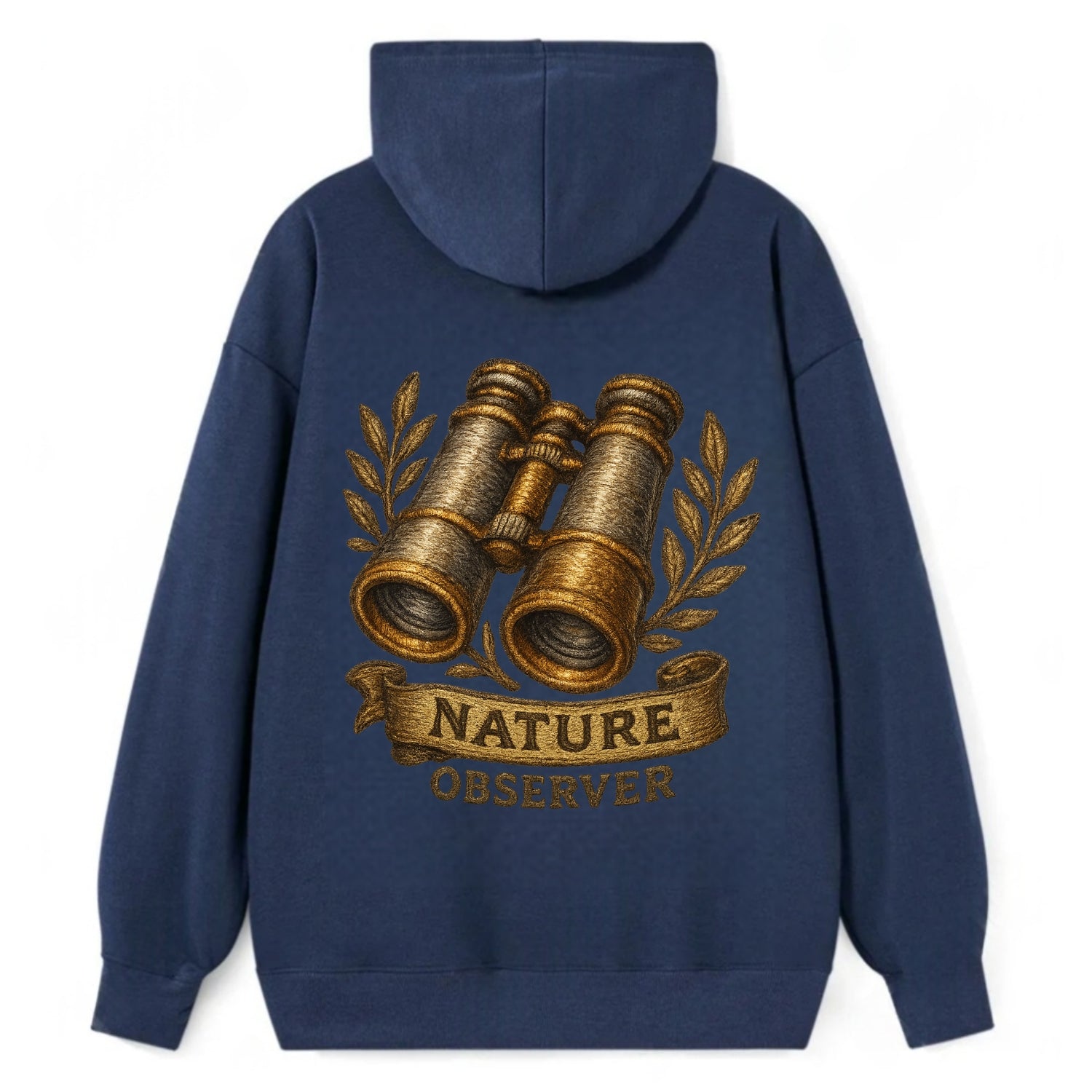 Binoculars for birdwatching - nature observer - Classic Pullover Hoodie - Navy