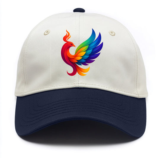 Liberation Bird - Phoenix with each feat - Two Tone Cap - Navy