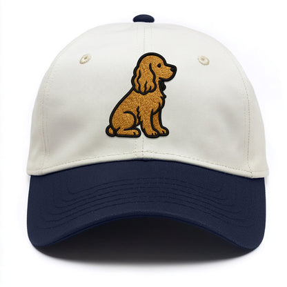 Cocker Spaniel - Contemporary spaniel de - Two Tone Cap - Navy