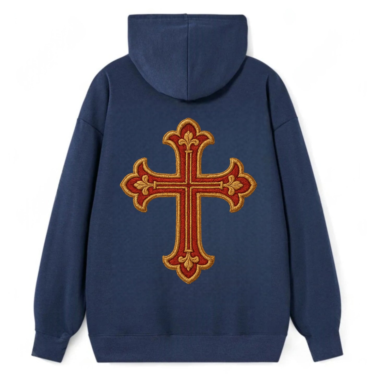 Armenian Cross - Classic Pullover Hoodie - Navy