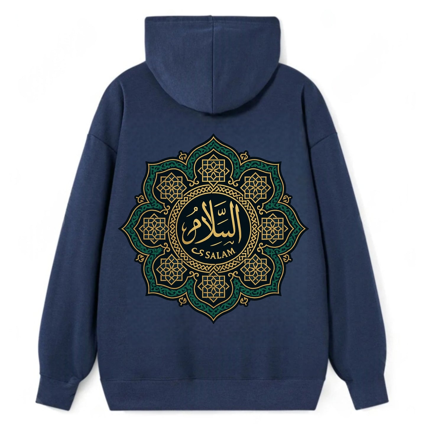 As-Salam Mandala - Classic Pullover Hoodie - Navy