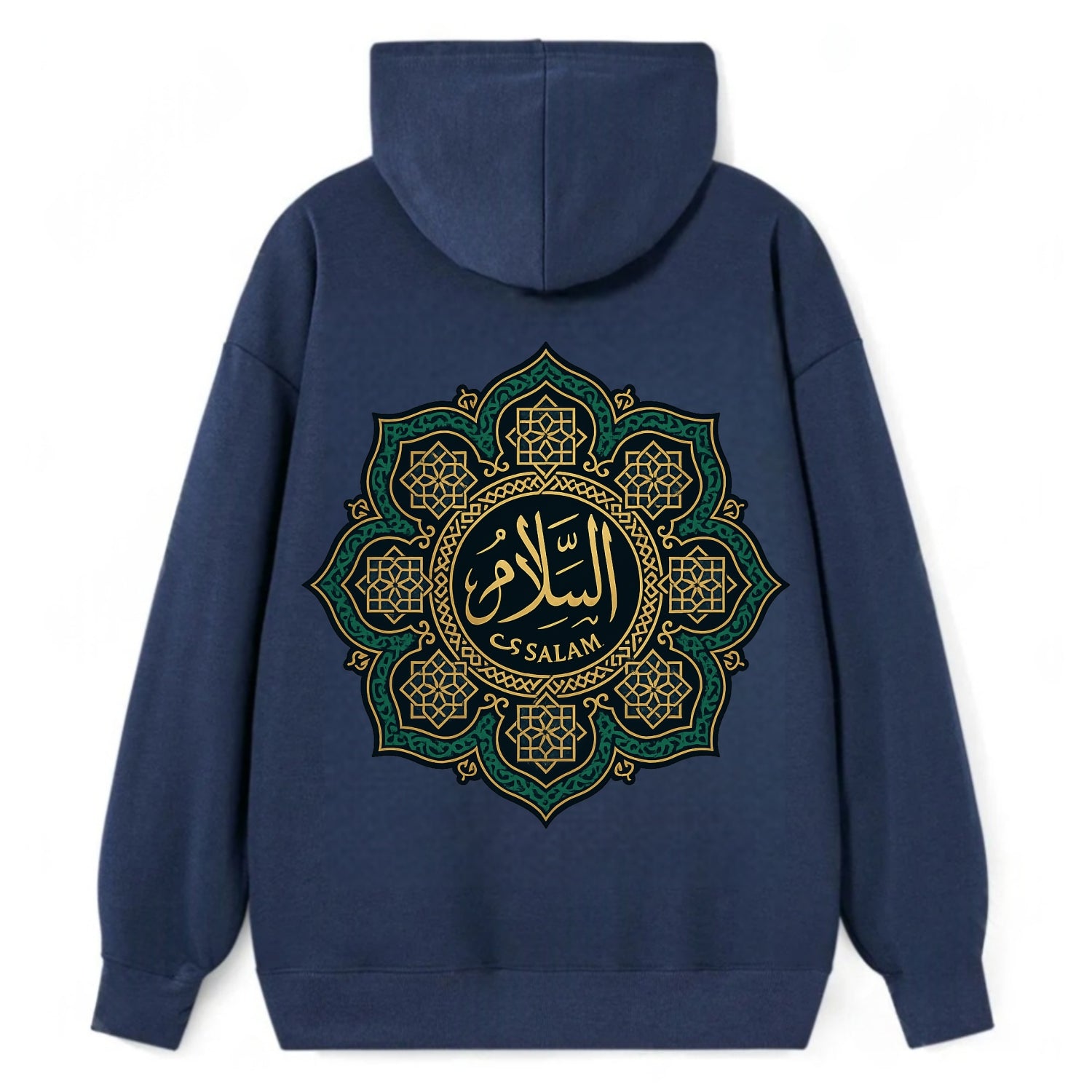 As-Salam Mandala - Classic Pullover Hoodie - Navy