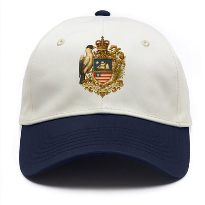 Liberia Pepper Bird Emblem  - Two Tone Cap - Navy