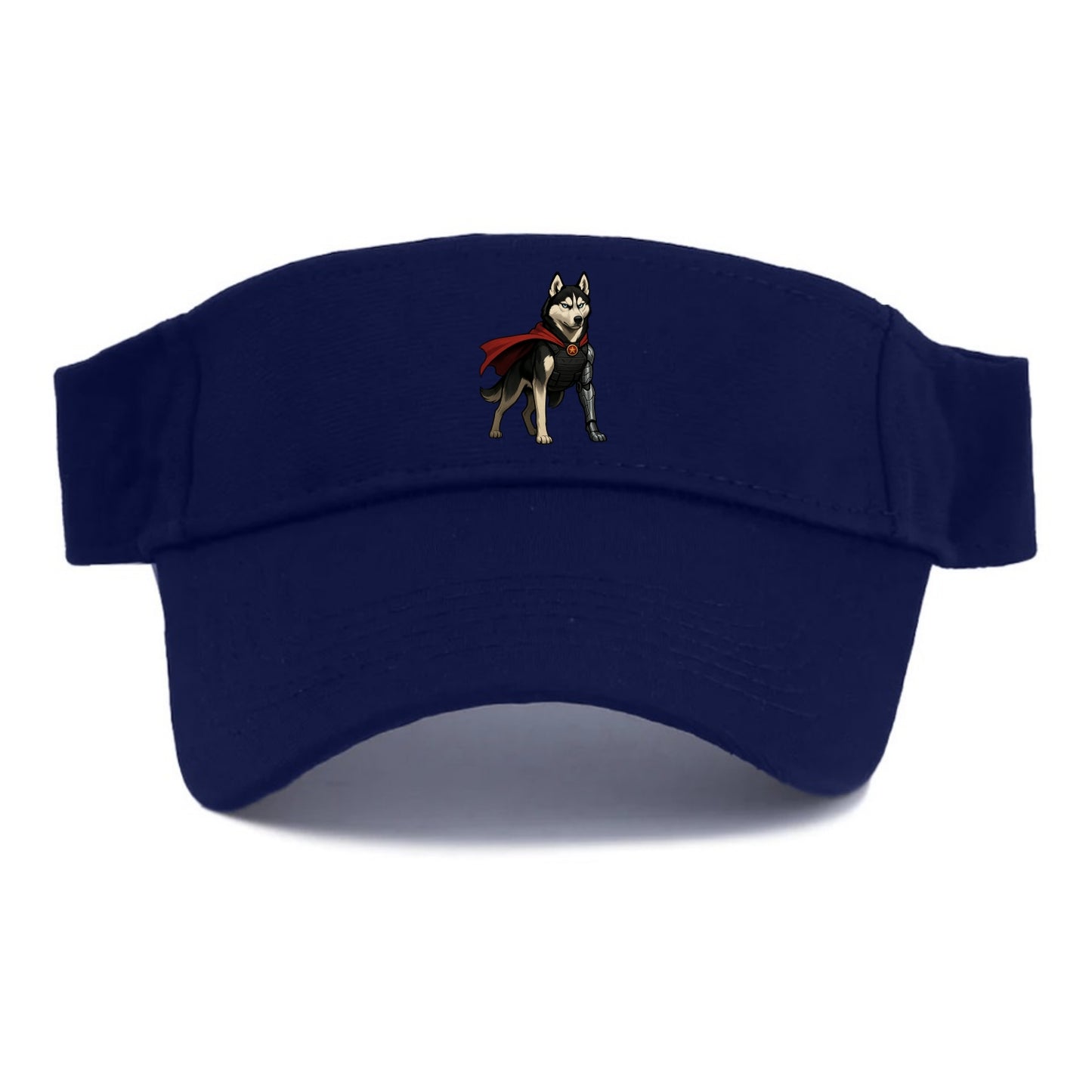 Siberian Husky Winter Soldier  - Visor - Navy