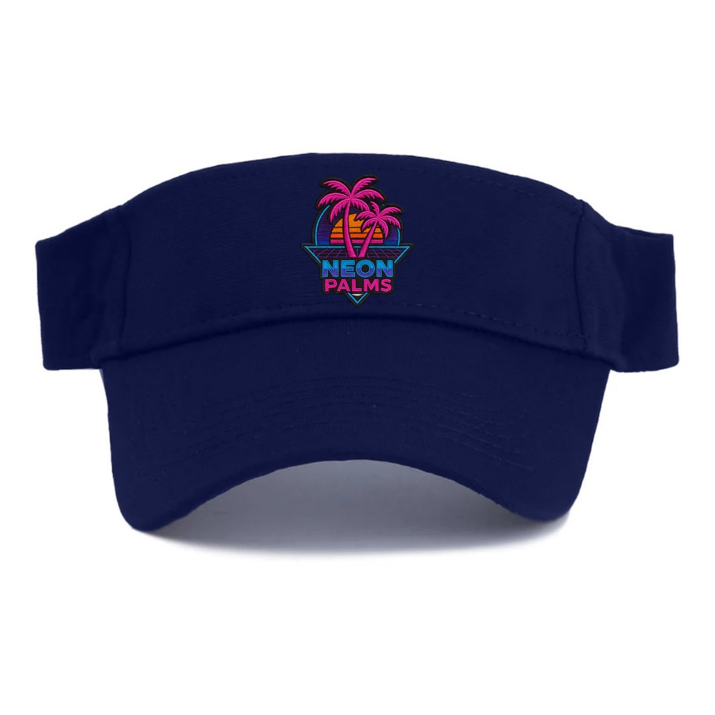 Neon Palms - Visor - Navy