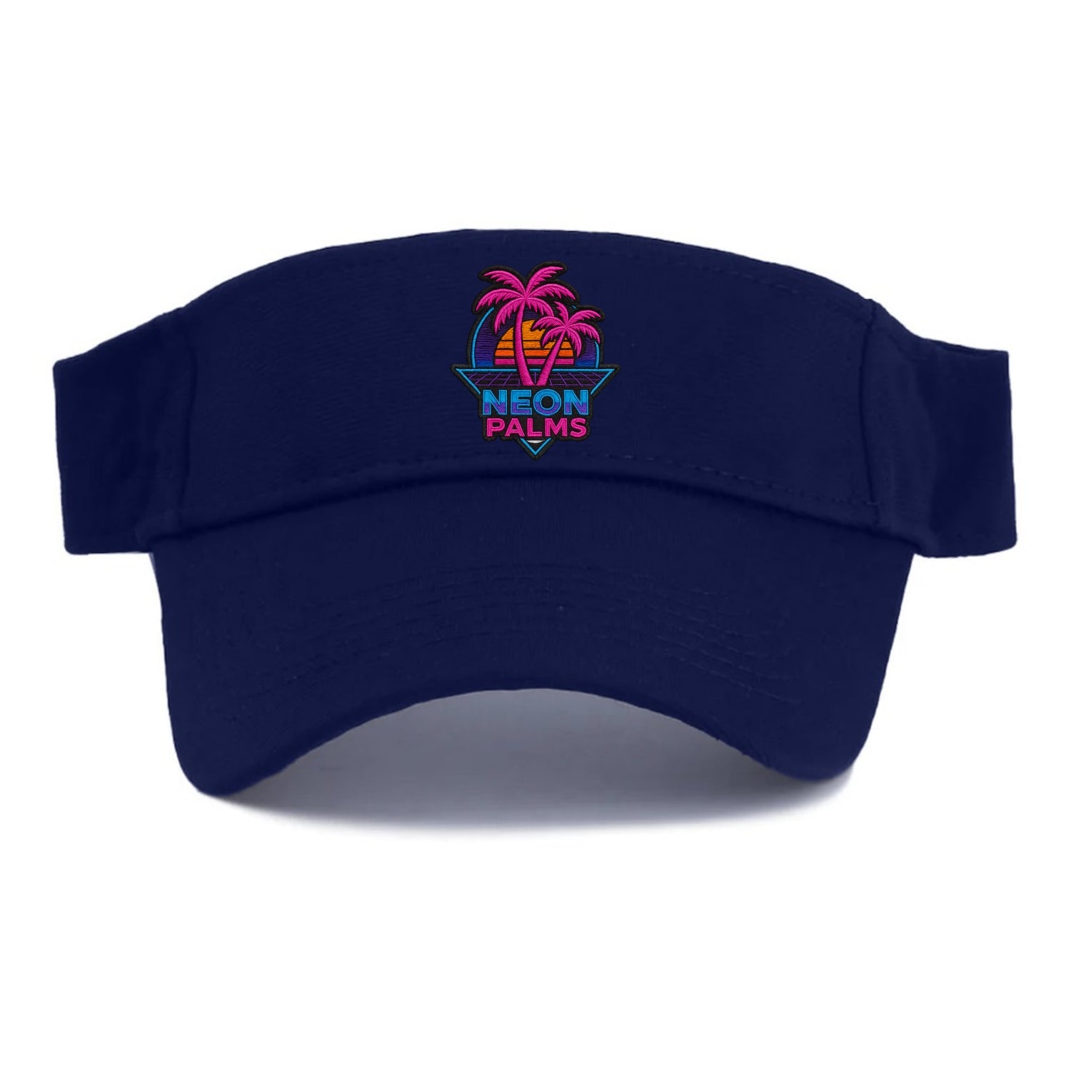 Neon Palms - Visor - Navy
