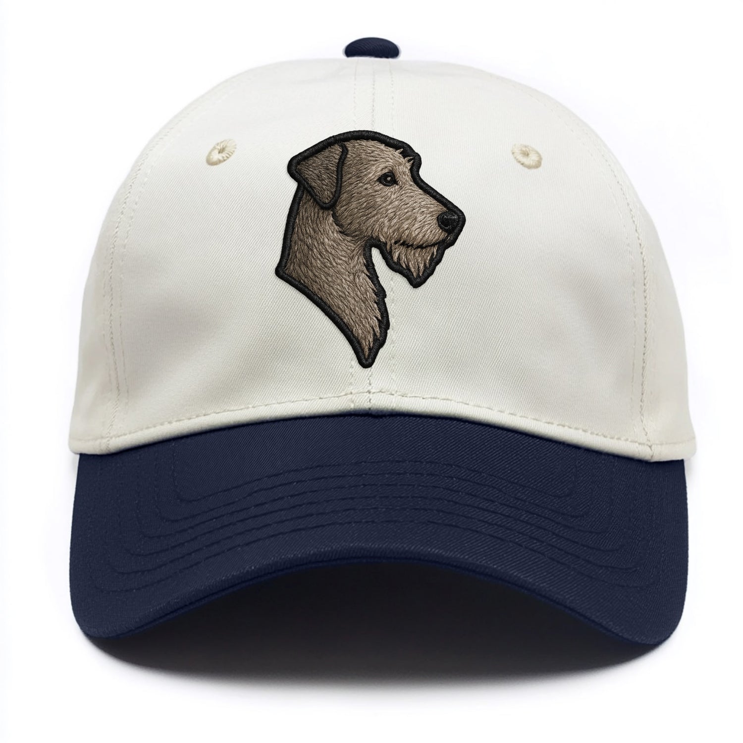 Irish Wolfhound - Modern gentle giant lo - Two Tone Cap - Navy