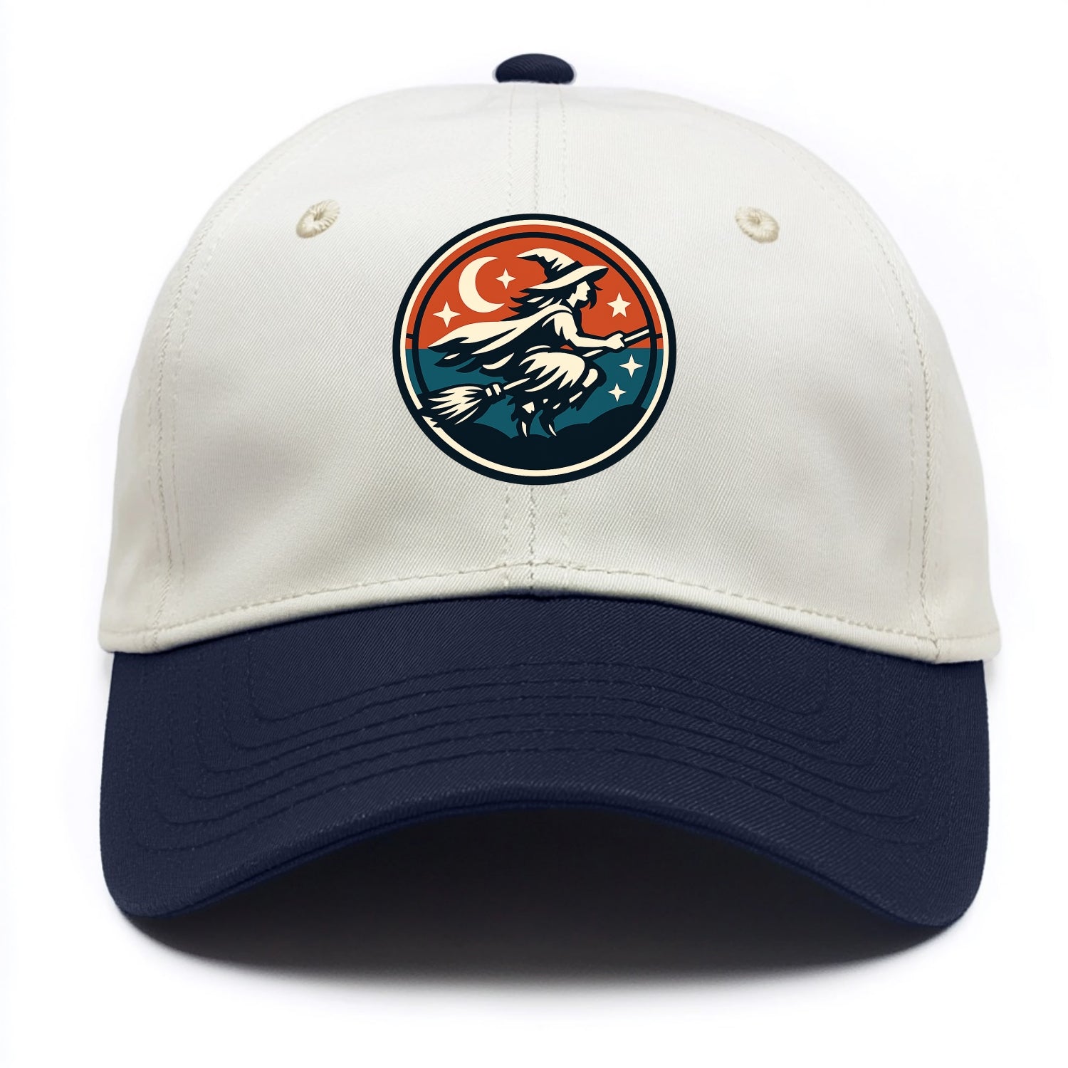 Mystic Night Witch Emblem - Two Tone Cap - Navy