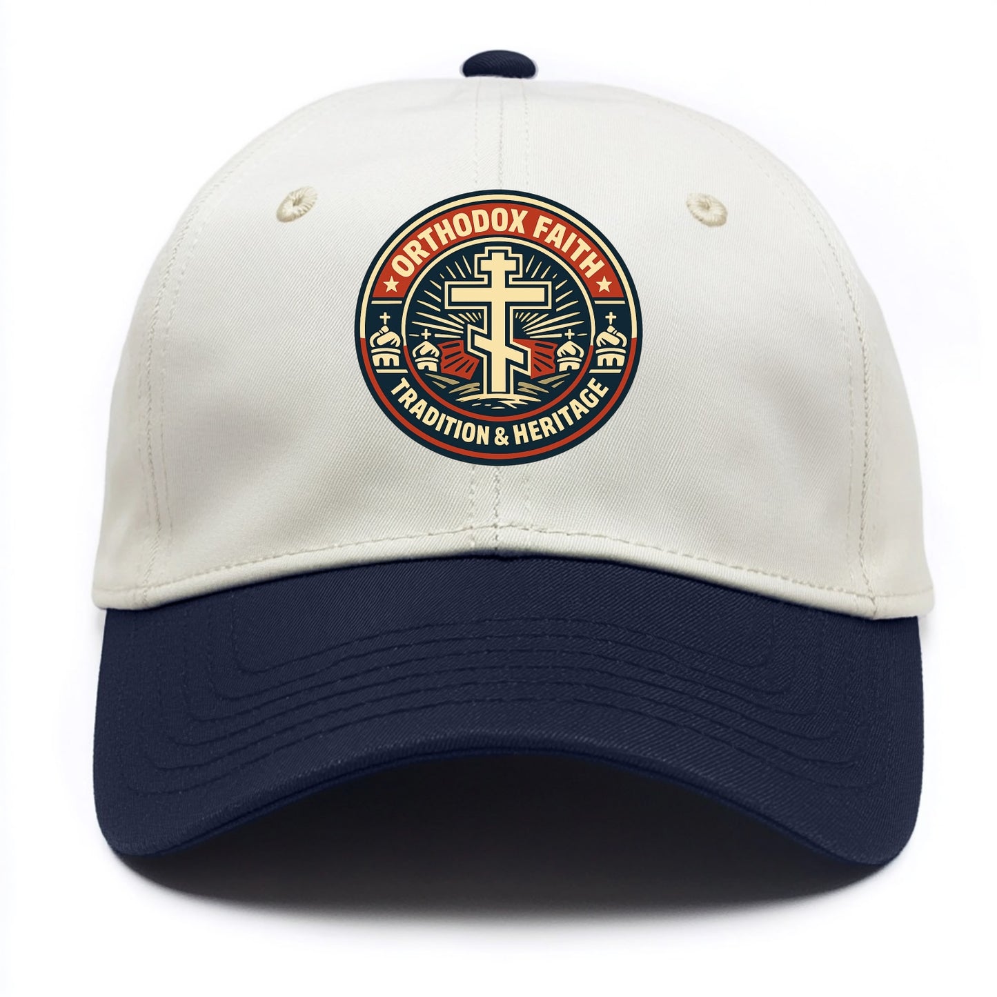 Faithful Heritage Emblem - Two Tone Cap - Navy