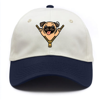 Pug - Two Tone Cap - Navy