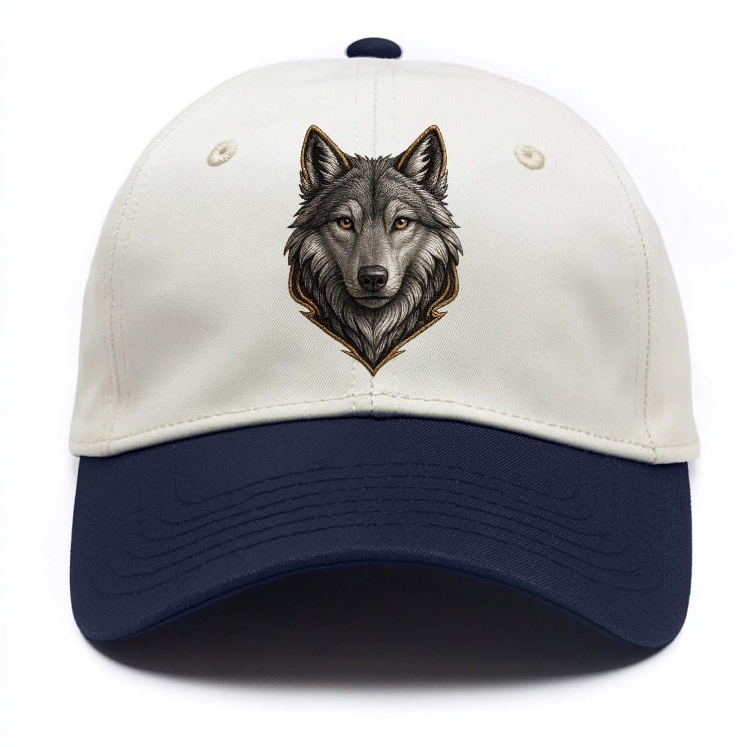 Wolf Totem  - Two Tone Cap - Navy