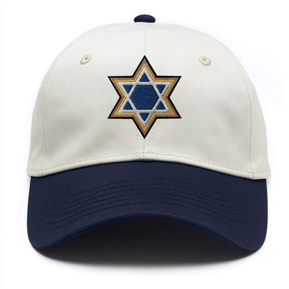 Star of David - Two Tone Cap - Navy