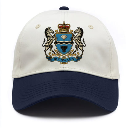 Botswana Heritage Badge  - Two Tone Cap - Navy