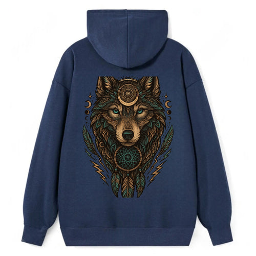 Storm Wolf Thunder  - Classic Pullover Hoodie