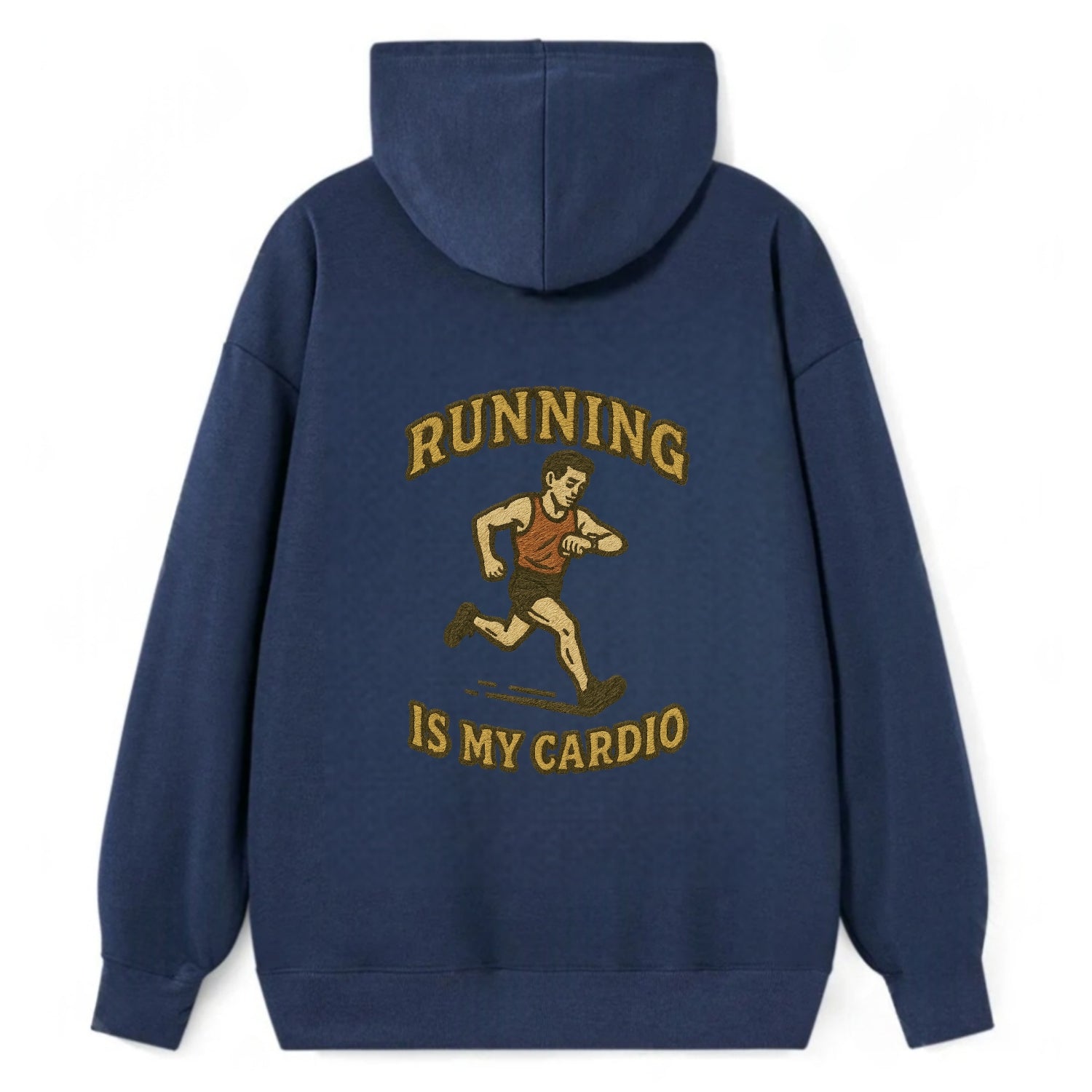 Running Late Is My Cardio  - Classic Pullover Hoodie - Navy
