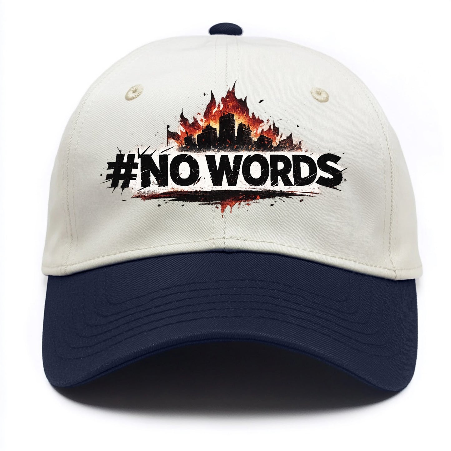 No Words - Two Tone Cap - Navy