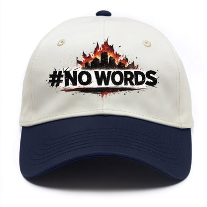 No Words - Two Tone Cap - Navy
