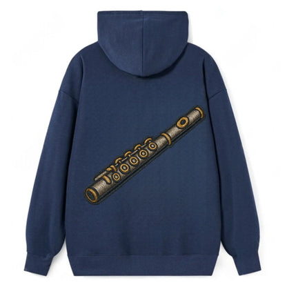 Flute  - Classic Pullover Hoodie - Navy