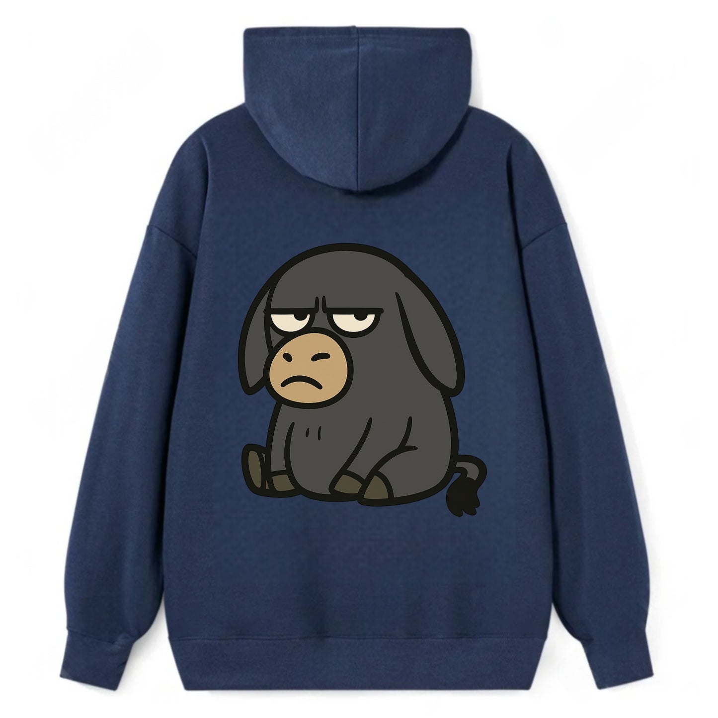 The Donky Judging Silently - Classic Pullover Hoodie - Navy