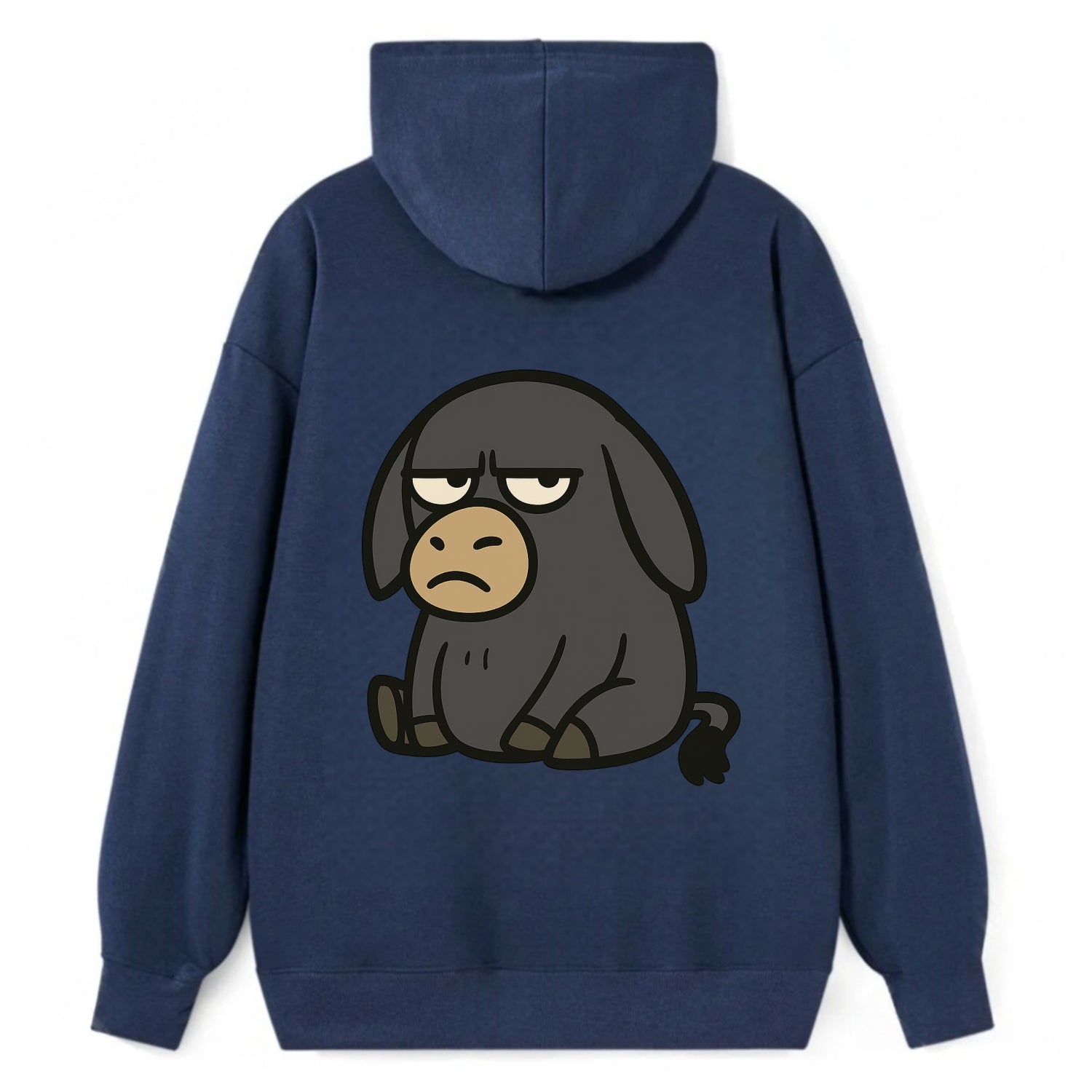 The Donky Judging Silently - Classic Pullover Hoodie - Navy
