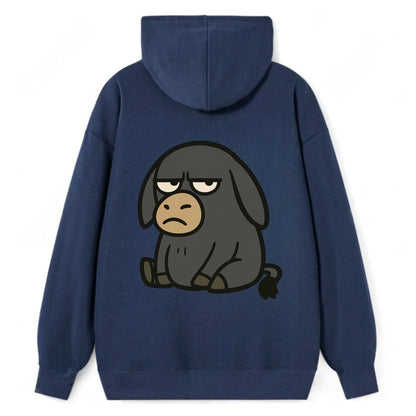 The Donky Judging Silently - Classic Pullover Hoodie - Navy