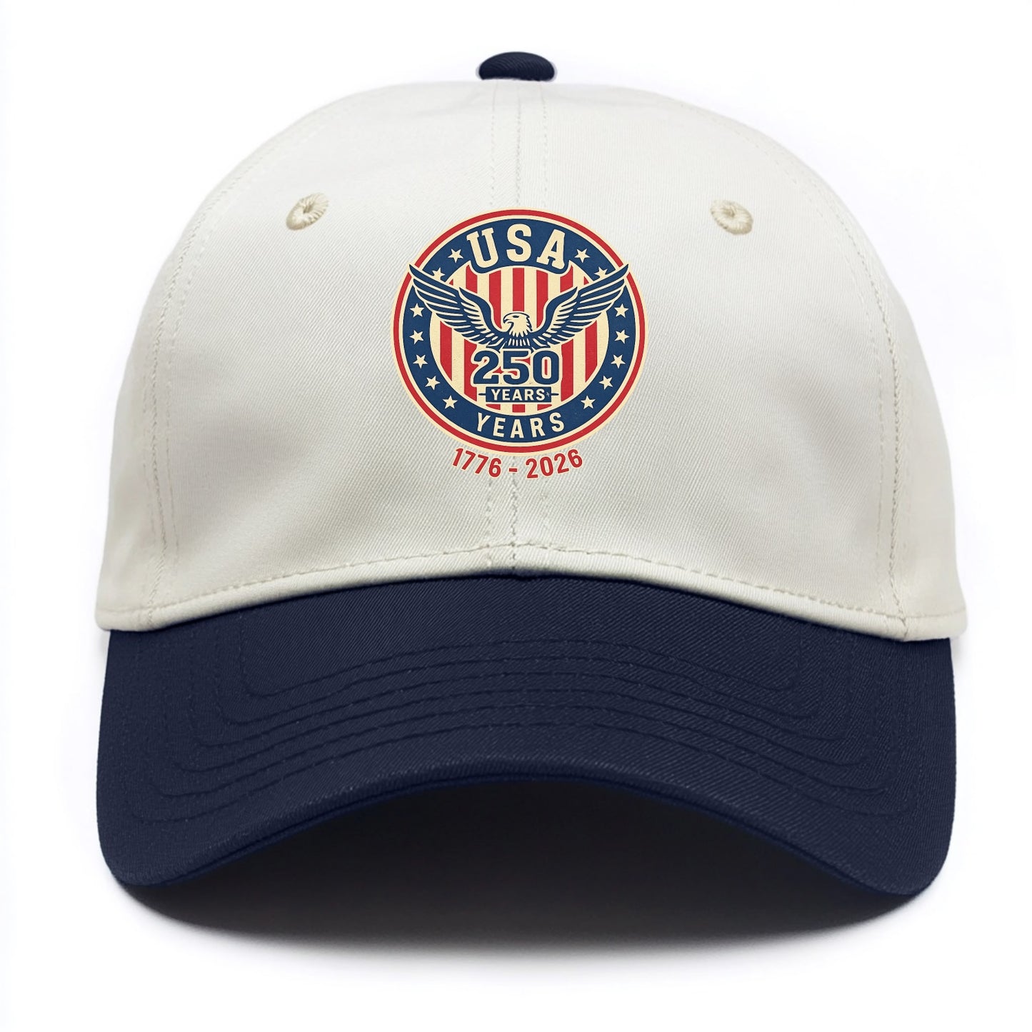 Usa 250 Years Eagle Seal - Two Tone Cap - Navy