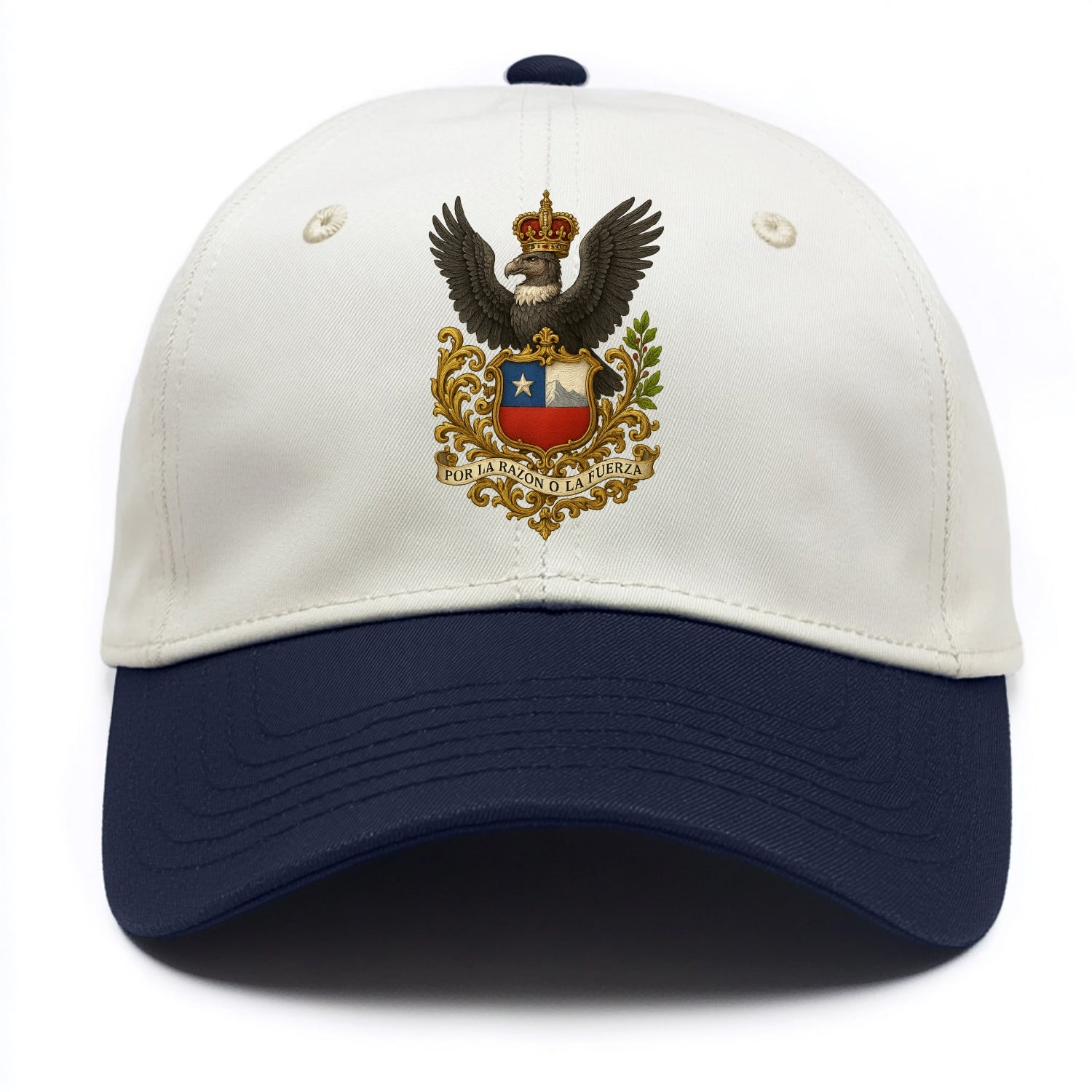 Chile Andean Condor Emblem  - Two Tone Cap - Navy
