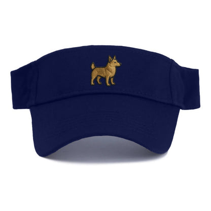 Swedish Vallhund - Contemporary Viking d - Visor - Navy