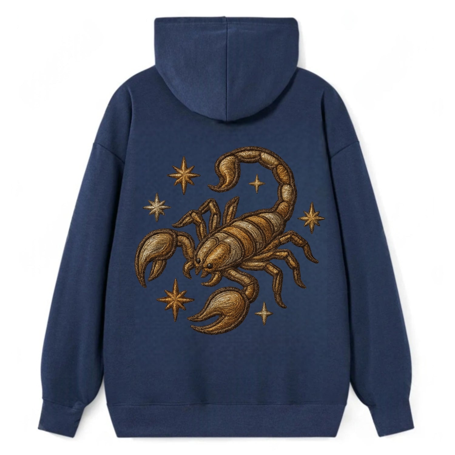 Scorpio Scorpion  - Classic Pullover Hoodie - Navy