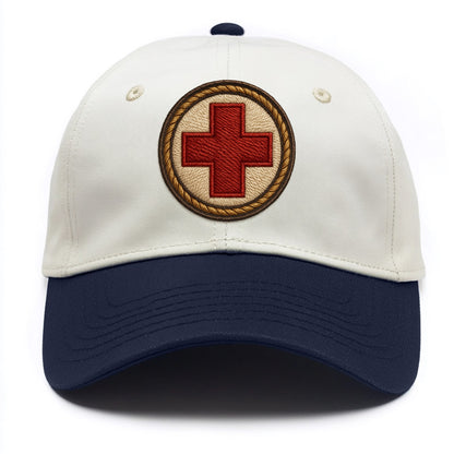 Medical Cross  - Two Tone Cap - Navy