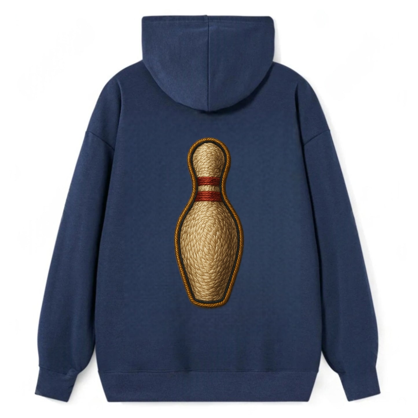 Bowling Pin  - Classic Pullover Hoodie - Navy