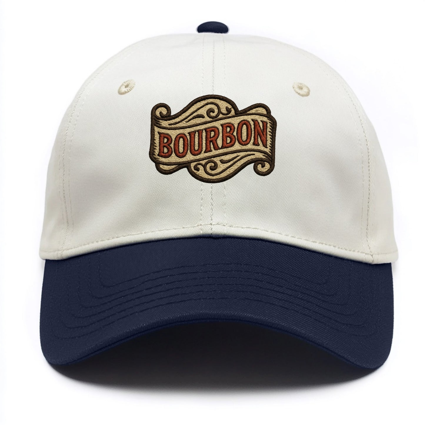 Bourbon Label  - Two Tone Cap - Navy