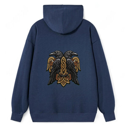 Odin's Ravens - Classic Pullover Hoodie - Navy