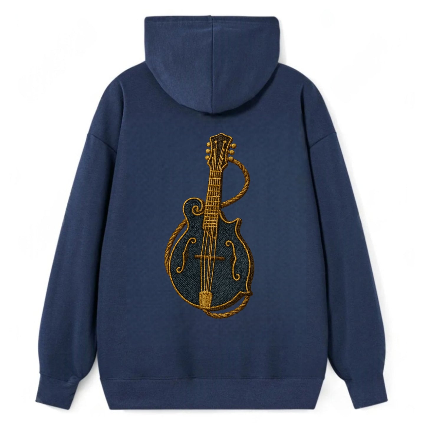 Mandolin  - Classic Pullover Hoodie - Navy
