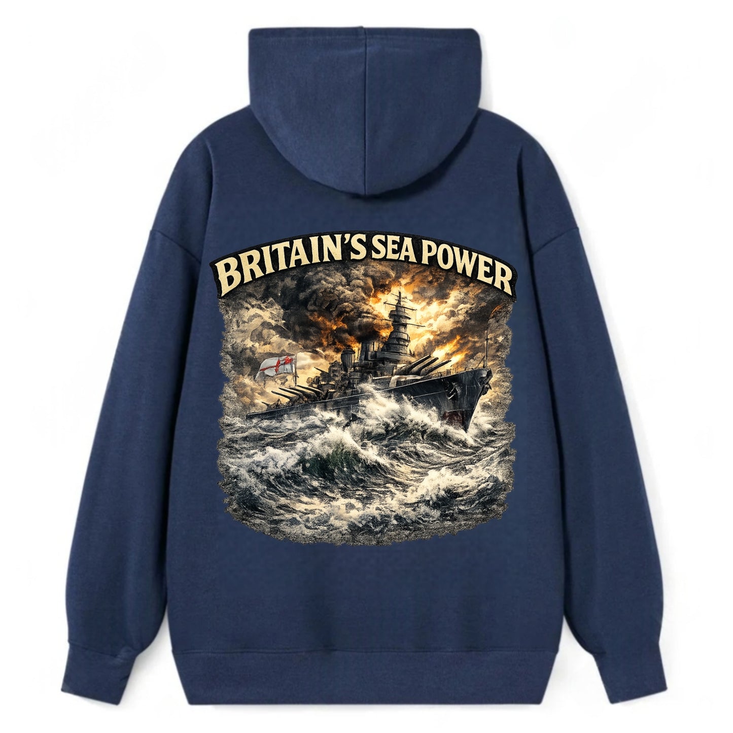 Britain's Sea Power - Classic Pullover Hoodie - Navy