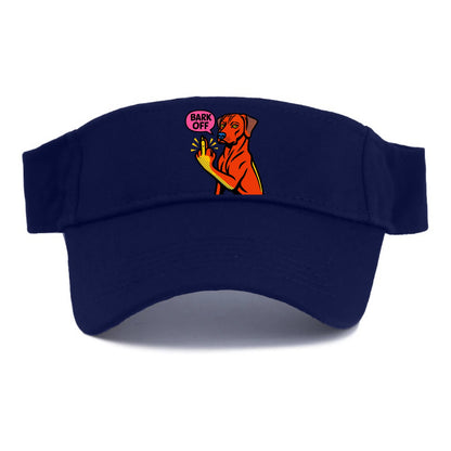 Rhodesian Ridgeback with distinctive ridge on back, athletic muscular paw up - Visor - Navy