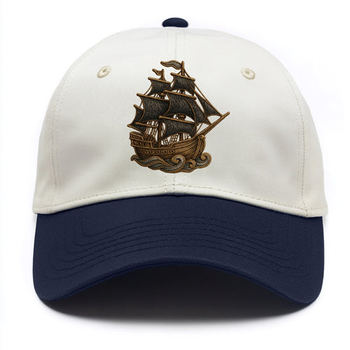 Pirate Ship  - Two Tone Cap