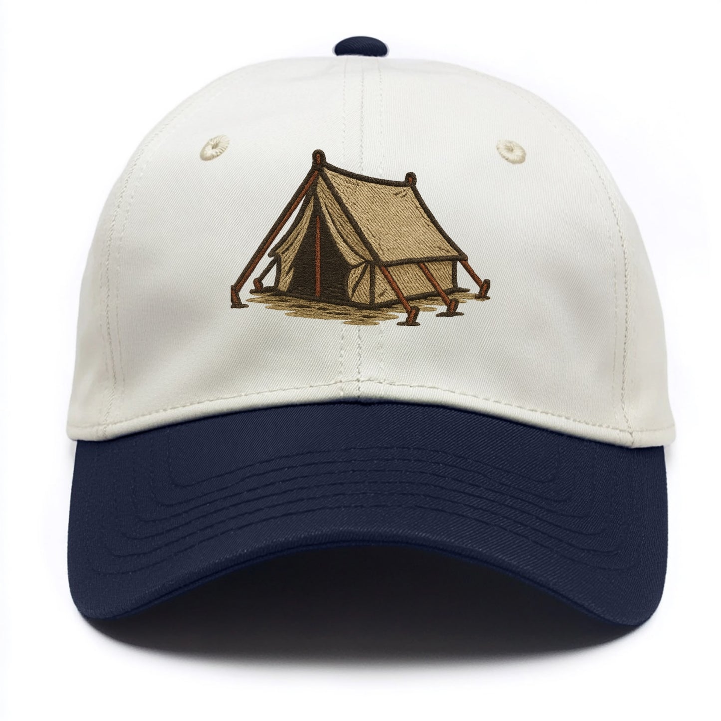 Camping Tent  - Two Tone Cap - Navy