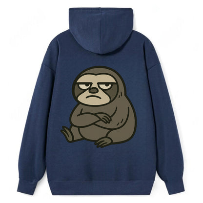 The Sloth Judging Silently - Classic Pullover Hoodie - Navy