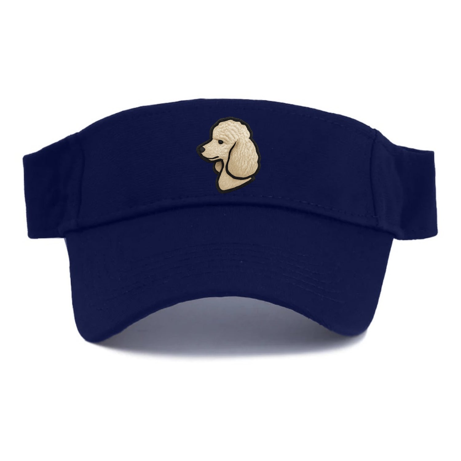 Poodle - Contemporary clean style with s - Visor - Navy