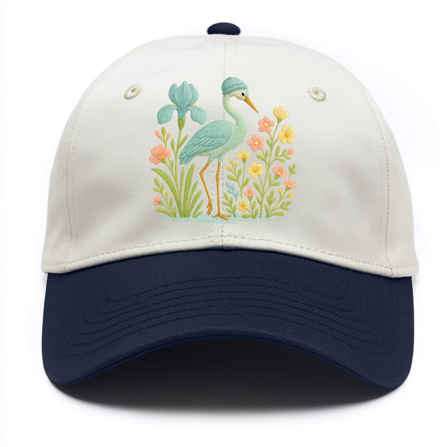 Mint Crane - Two Tone Cap - Navy