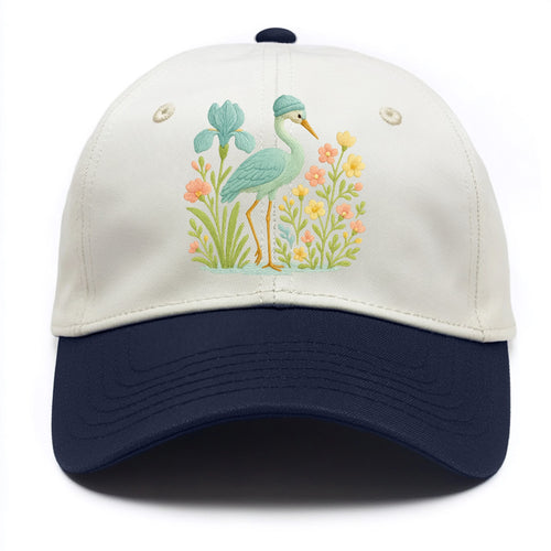 Mint Crane - Two Tone Cap
